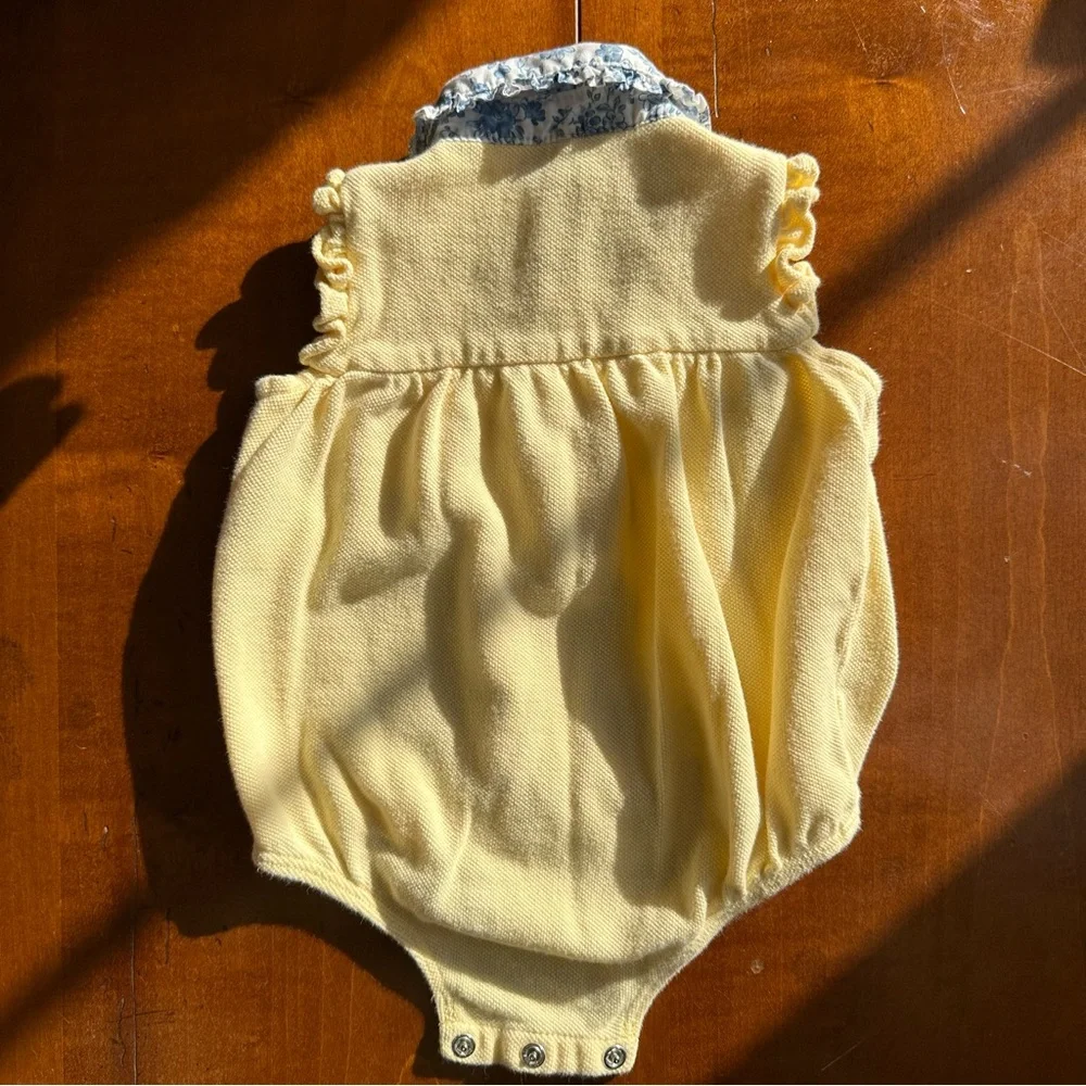 Ralph Lauren Spring Lot - Red Stripes, Yellow Ruffles + floral collars. Size 3m - Picture 12 of 12